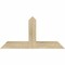 Ekena Millwork Portland Rough Sawn Timber Gable Bracket, Douglas Fir, 36"W x 18"H x 4"D x 4"F, 12/12 Pitch GBW036X18X0404POR00RDF - alternate 1